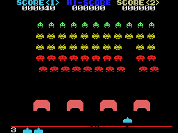 Скриншот игры Space Invaders